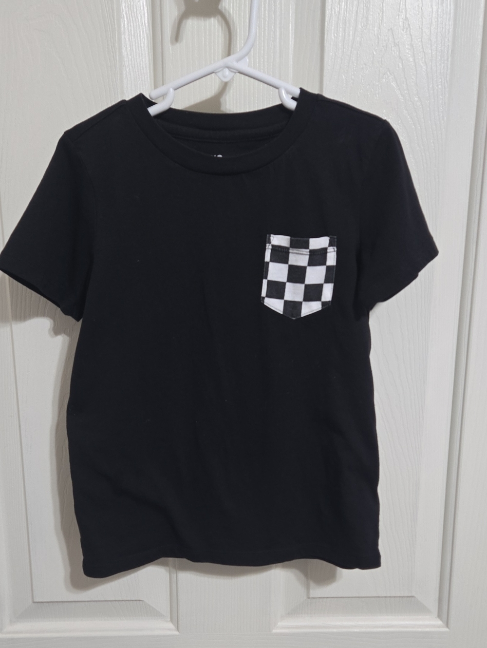 Epic Threads Black Tee with Checker Pocket
